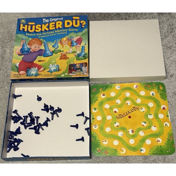 HUSKER DU VINTAGE 1993 Matching Board Game Complete With Printed Instructions! - Picture 1 of 8